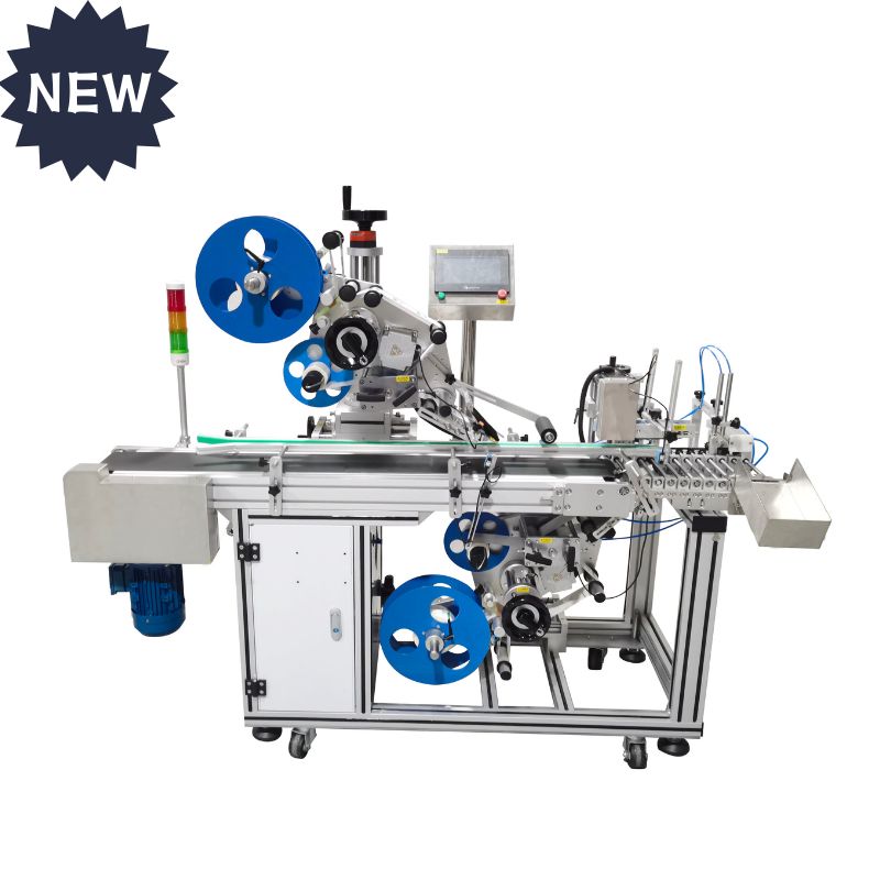 WT-304-Tam Atomatik Düz Üst ve Alt Etiketleme Makinesi