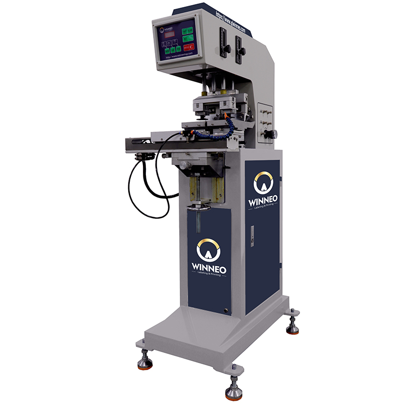 Semi-automatic Double Color Standard Ink Cup/Open Tray Pad Printing Machine - WINNEO